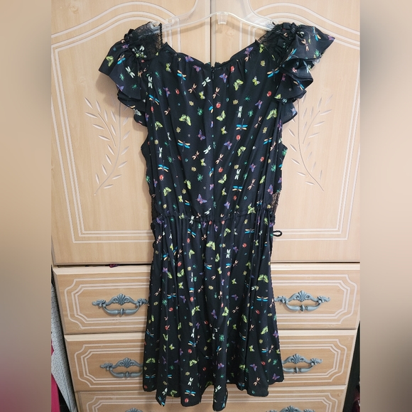 The Kooples black butterflies dress. Size Small - Picture 5 of 5